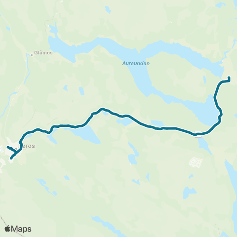AtB Røros - Brekken map