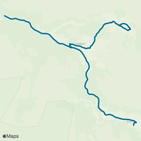 AtB Tronsaunet - Haltdalen - Ålen map