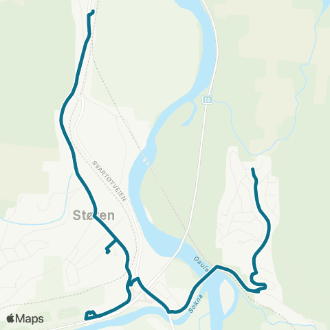 AtB Frøsetfeltet - Støren Barneskole map