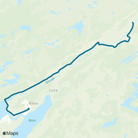 AtB Einbakk Brua - Åsly Skole map