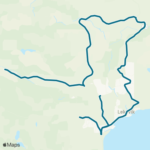 AtB Testmann - Brandsås - Testmann map