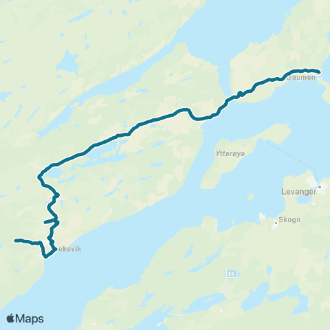 AtB Leksvik - Straumen map