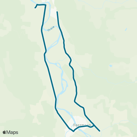 AtB Grut - Å / Re - Meldal Barne - Og map