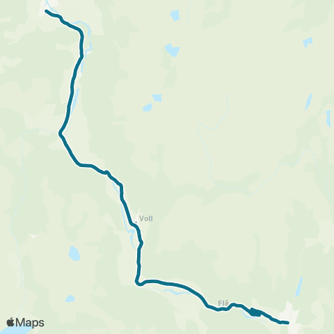 AtB Nerskogen - Voll - Berkåk map