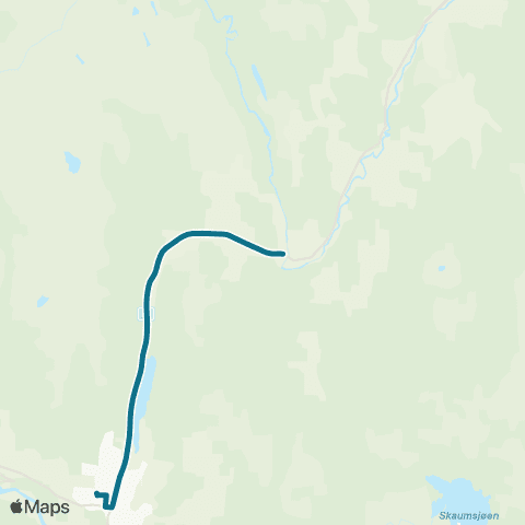 AtB Garli - Berkåk map