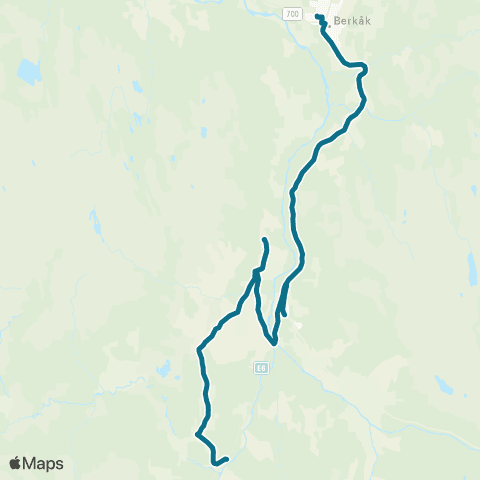 AtB Berkåk - Ulsberg - Gisnadalen map