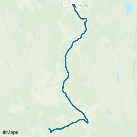 AtB Berkåk - Innset - Seierdalen map