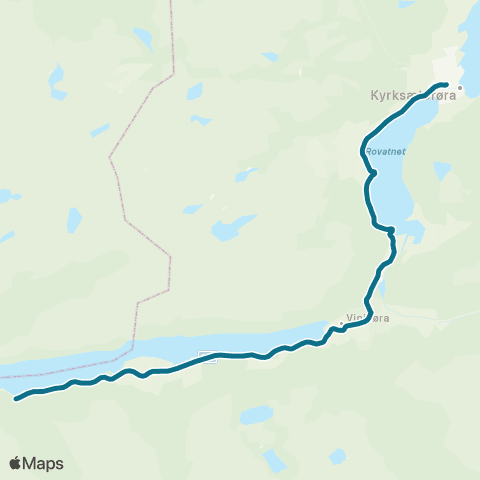 AtB Kyrksæterøra - Vinjeøra - Engdal map