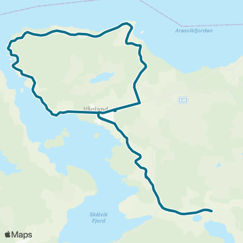 AtB Liabøen>Strand / Rognskog / Halsa Ferjekai map