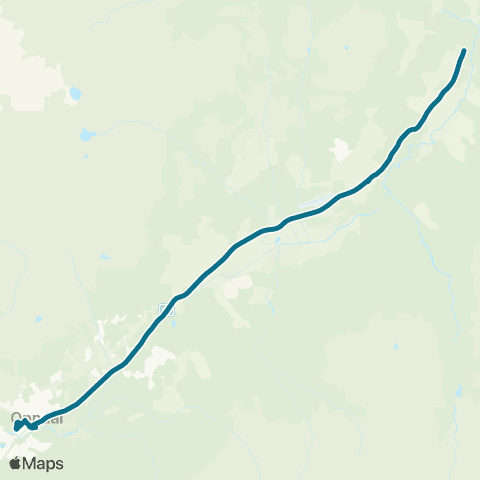 AtB Oppdal - Holden - Fagerhaug - Strand map