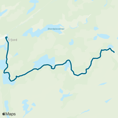AtB Åset Skole - Åfjord - Ommundal map
