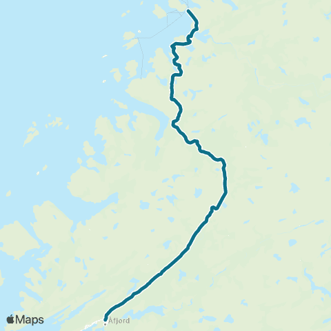 AtB Åfjord - Grensen - Osen map