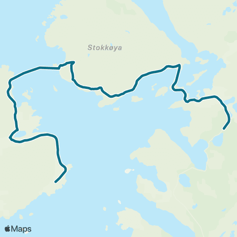 AtB Stokksund - Linesøya map