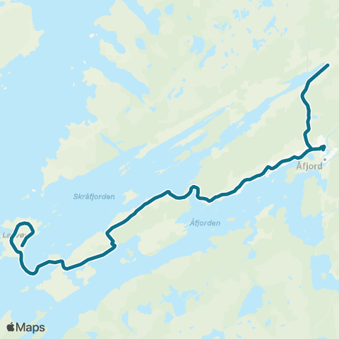 AtB Åset Skole - Lauvøy / Stjern map