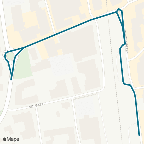 AtB Fleksibel By - Verdal map