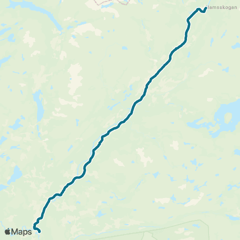 AtB Grong - Harran - Namsskogan map