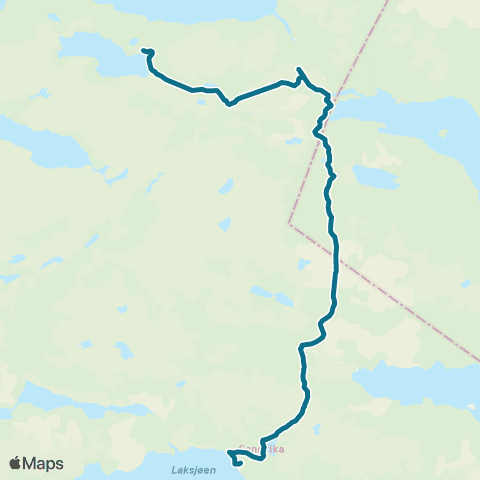 AtB Tunnsjø - Sandvika map