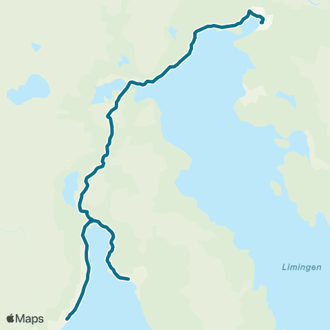 AtB Stallvika - Rørvik map