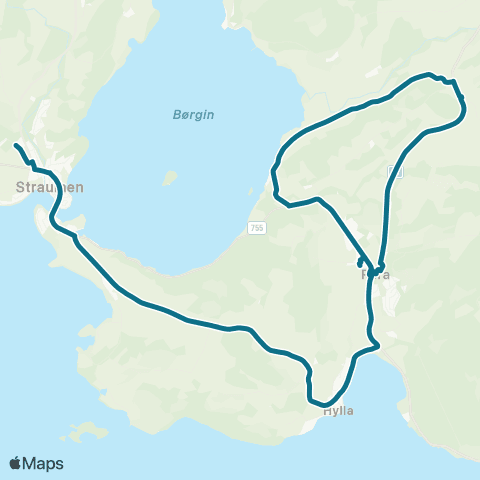 AtB Straumen - (Flaget) - Røra map