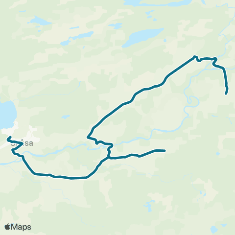 AtB Agle - Snåsa map