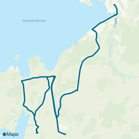 AtB Mære Skole - Granheim map