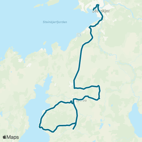 AtB Mære Skole - Risholt map