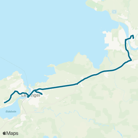 AtB Elihu - Nesheim - Neset - Gjem map