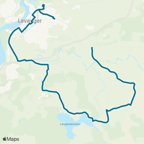 AtB Levanger - Munkeby - Stokkanba map