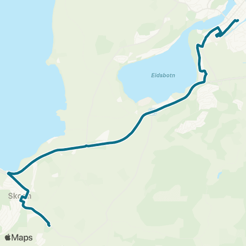 AtB Levanger - Holåsen Vest map