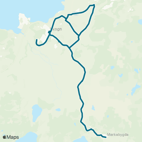 AtB Stavlo - Skogn map
