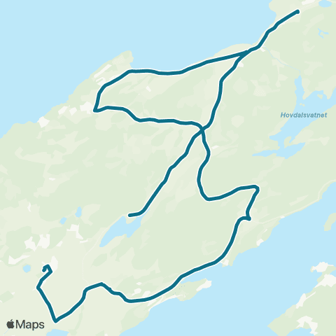 AtB Frosta Skole - Nordbygda - Fro map