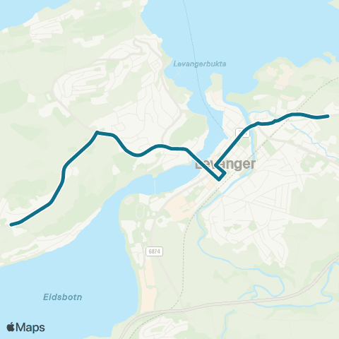 AtB Bønnesenteret - Vårtun map