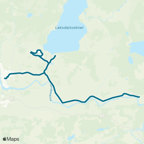 AtB Forbregd - Stiklestad Skole map