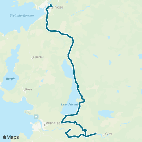 AtB Mogrenda - Guldbergaunet map