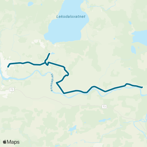AtB Kråg - Stiklestad Skole map