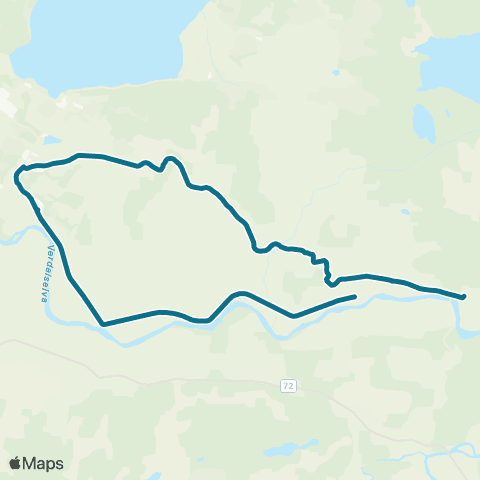 AtB Vuku - Leirådal - Vuku map