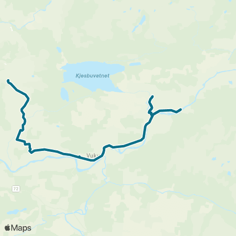 AtB Vuku Skole - Sør Vera map