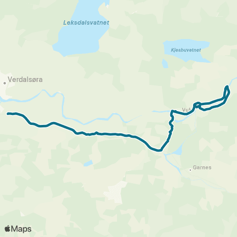 AtB Garnes Skole - Stene map