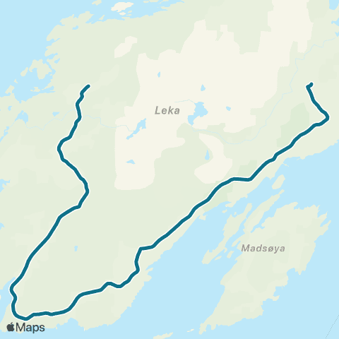 AtB Stein - Leka Skole map