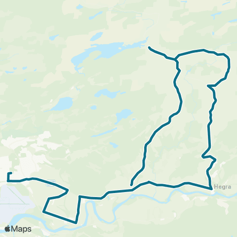 AtB Stjørdal - Haraldreina - Prestmoen - Skjeldstadmarka - Hegra - Geving map