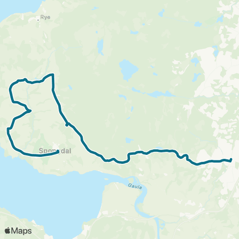 AtB Heimdal - Ringvål (-Spongdal) map