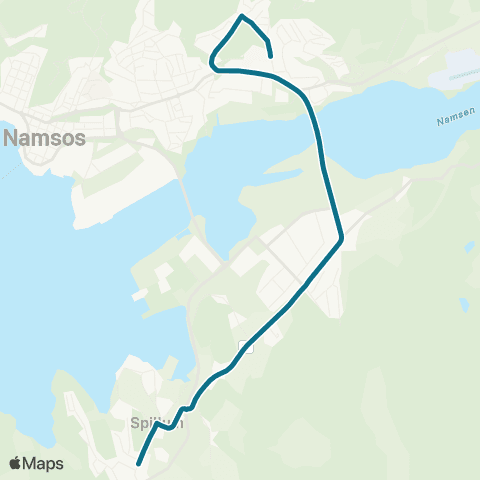 AtB Svea - Buret - Høknes U (Østby map