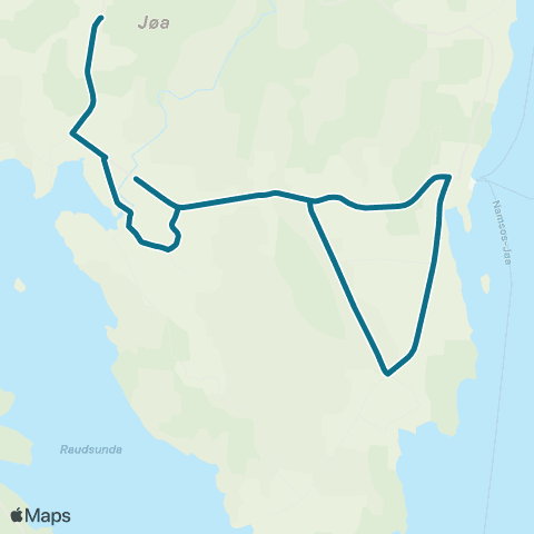 AtB Botnet - Jøa Skole map