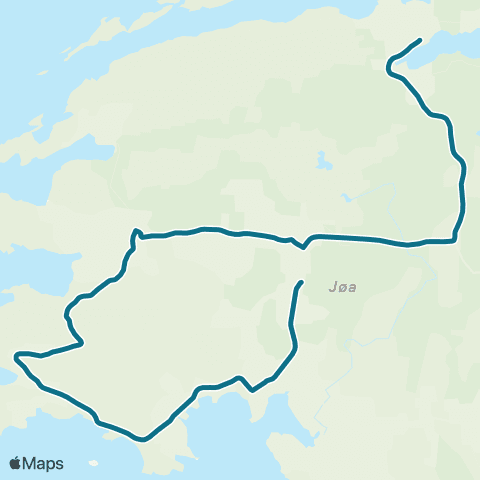 AtB Tranåsn - Fosnes - Jøa Skole map