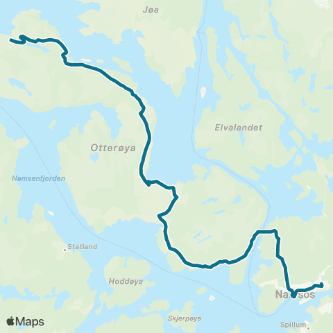 AtB Aglen - Skorstad - Namsos map