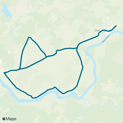 AtB Solstad - Obus - Hunn Skole map