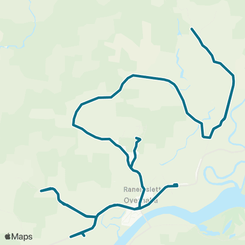 AtB Solem - Klabbdal - Obus map