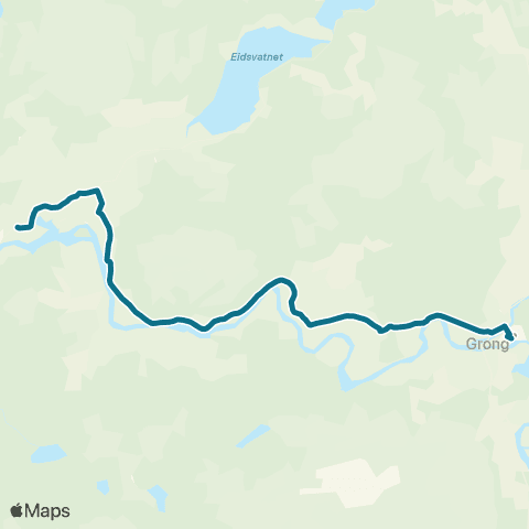 AtB Værem - Grong map