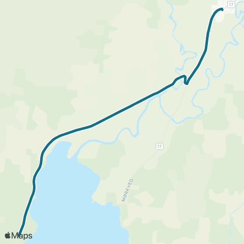 AtB Mevassvik - Høylandet map