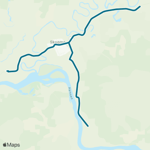 AtB Obus > Bertnem > Flasnes map